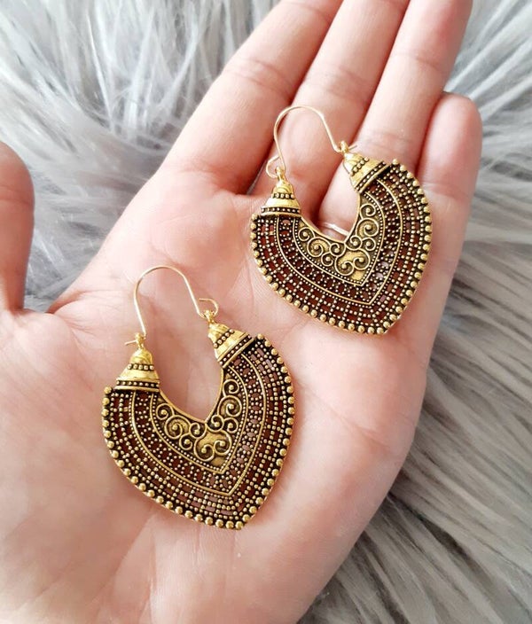 Boucle d'oreille tibétaine 3