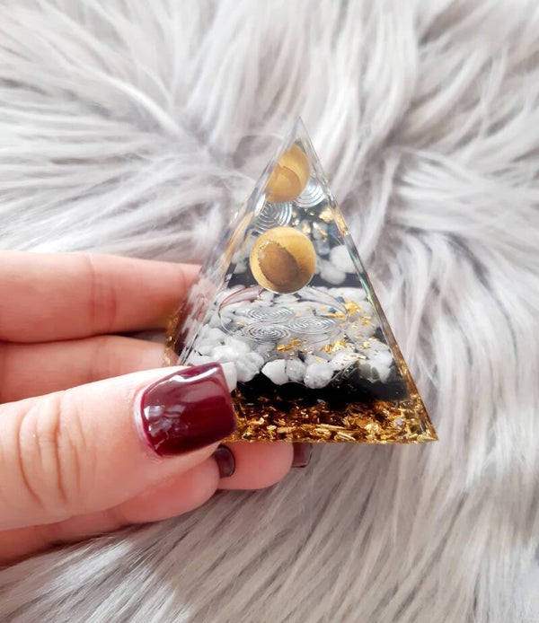 Orgonite howlite œil de tigre