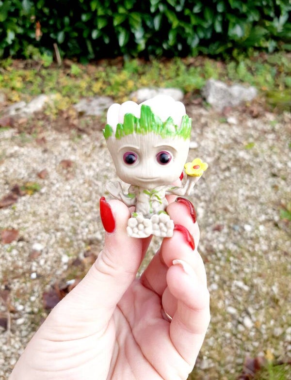 Groot quartz rose