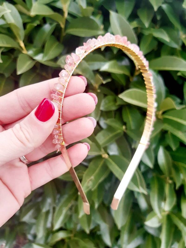 Serre-tête quartz fraise