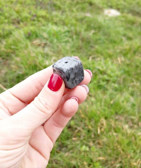 Porte encens cube labradorite