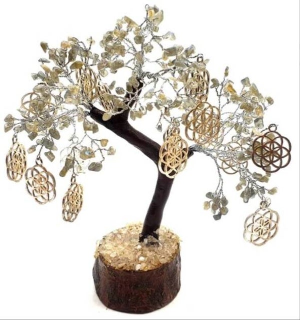 Arbre du Bonheur Labradorite Graine de Vie 300pcs