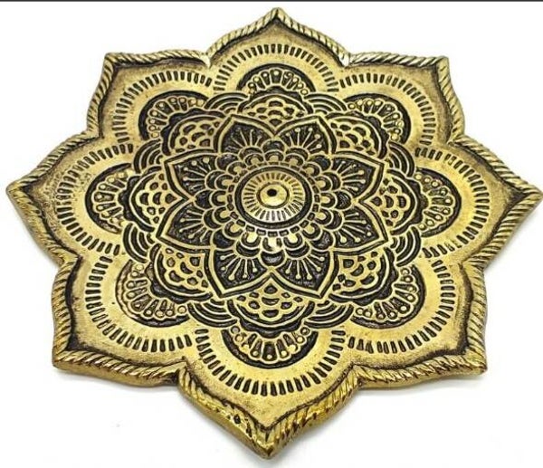 Porte-Encens Métal Lotus 10cm