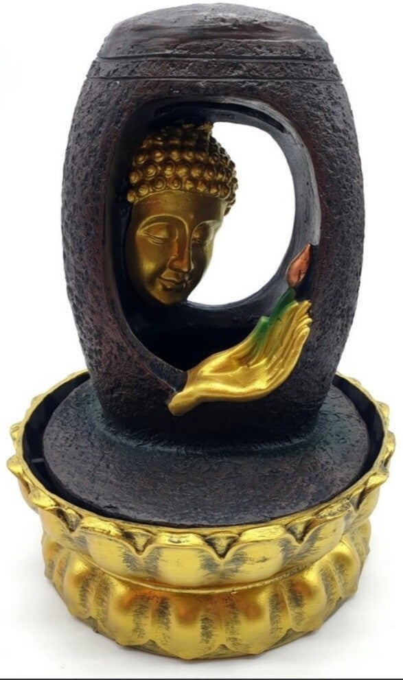 Fontaine Résine Offrande à Bouddha + Jet