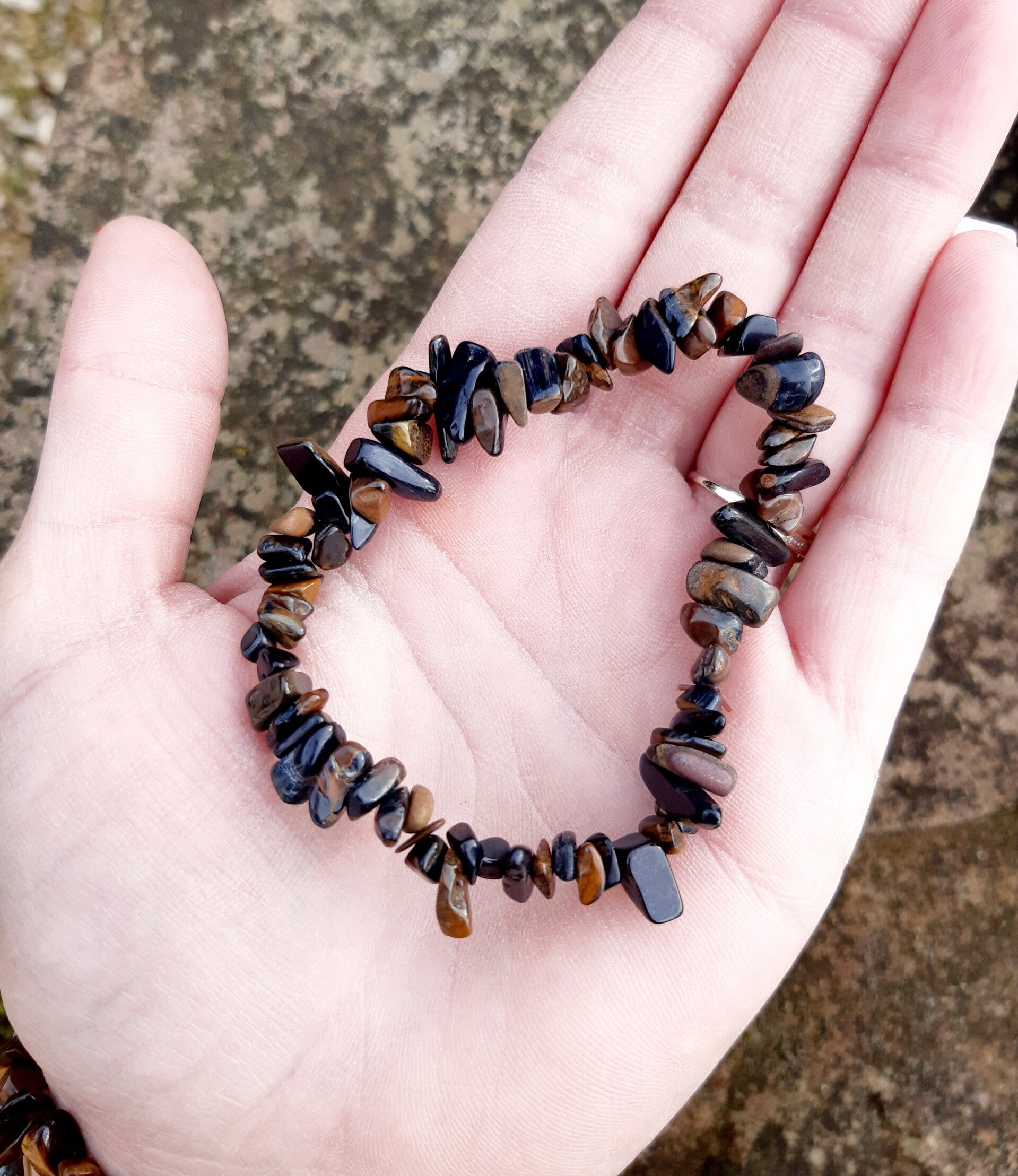 Bracelet baroque œil de faucon