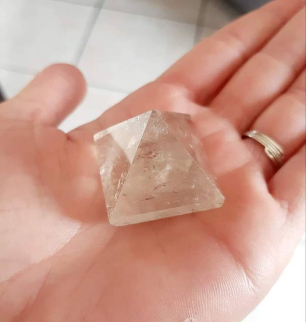 Pyramide quartz fumé