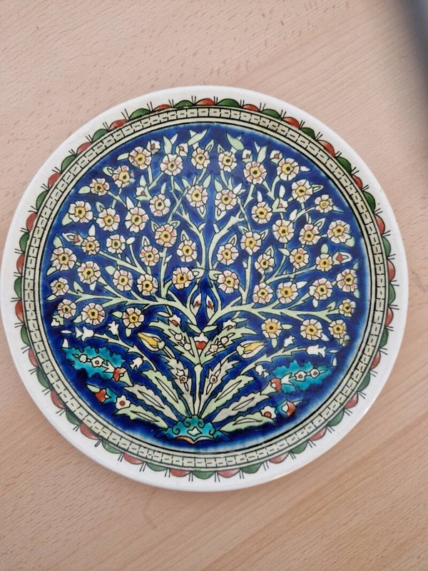Turecki talerz ceramiczny