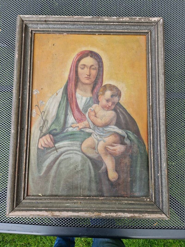 Obraz olejny Maryja z Dzieciątkiem