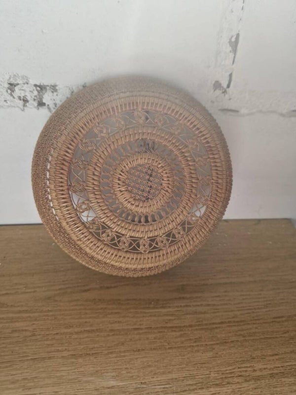 rattanowa miska na owoce