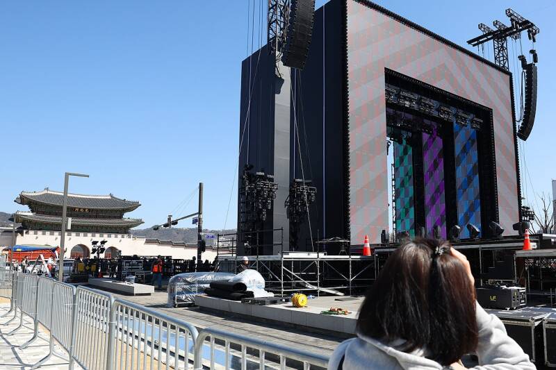 Gwanghwamun Square, Seoul, BTS COMEBACK LIVE ARIRANG in 2026