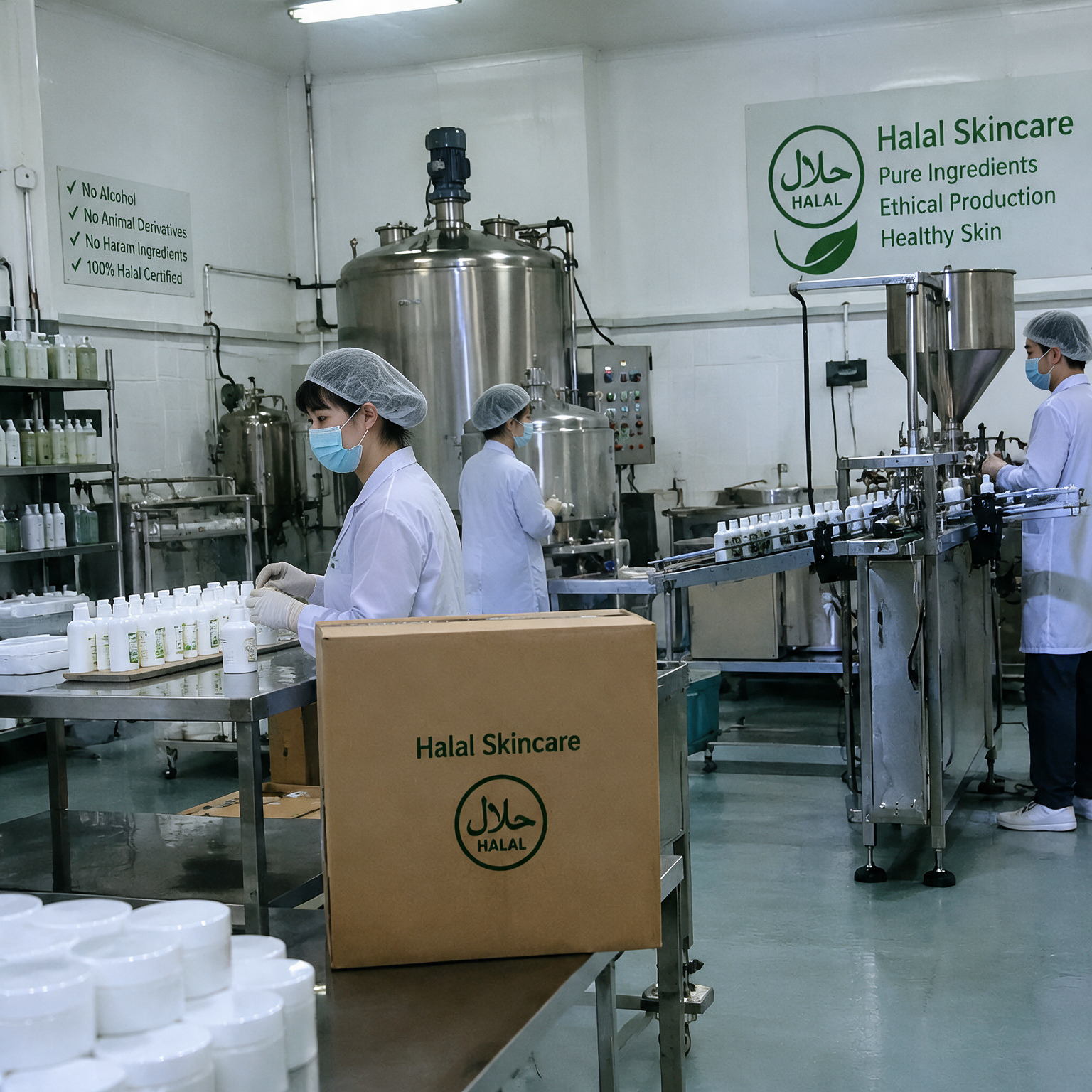 K-Beauty Halal productiefaciliteit