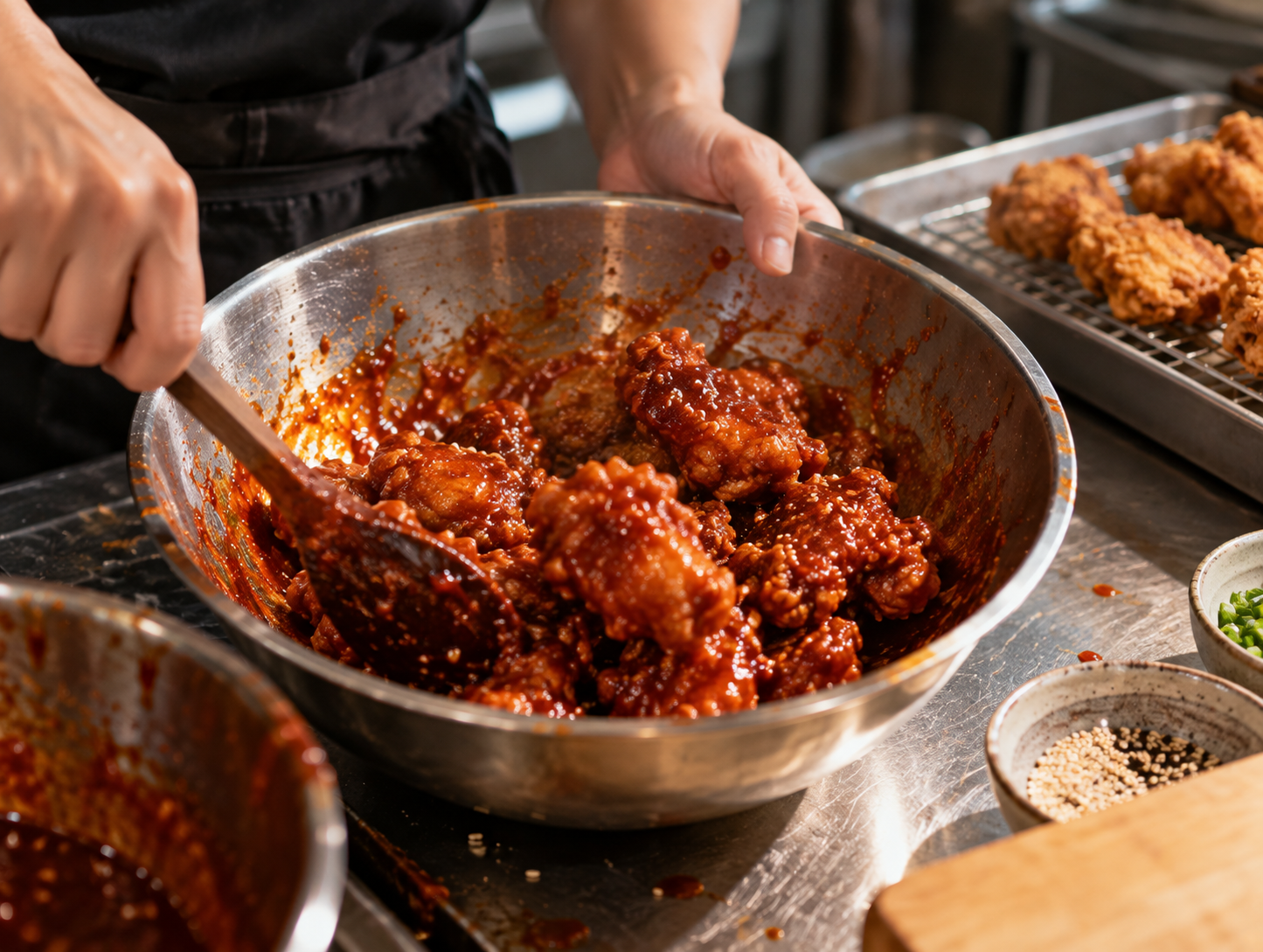 Coating van Korean Fried Chicken