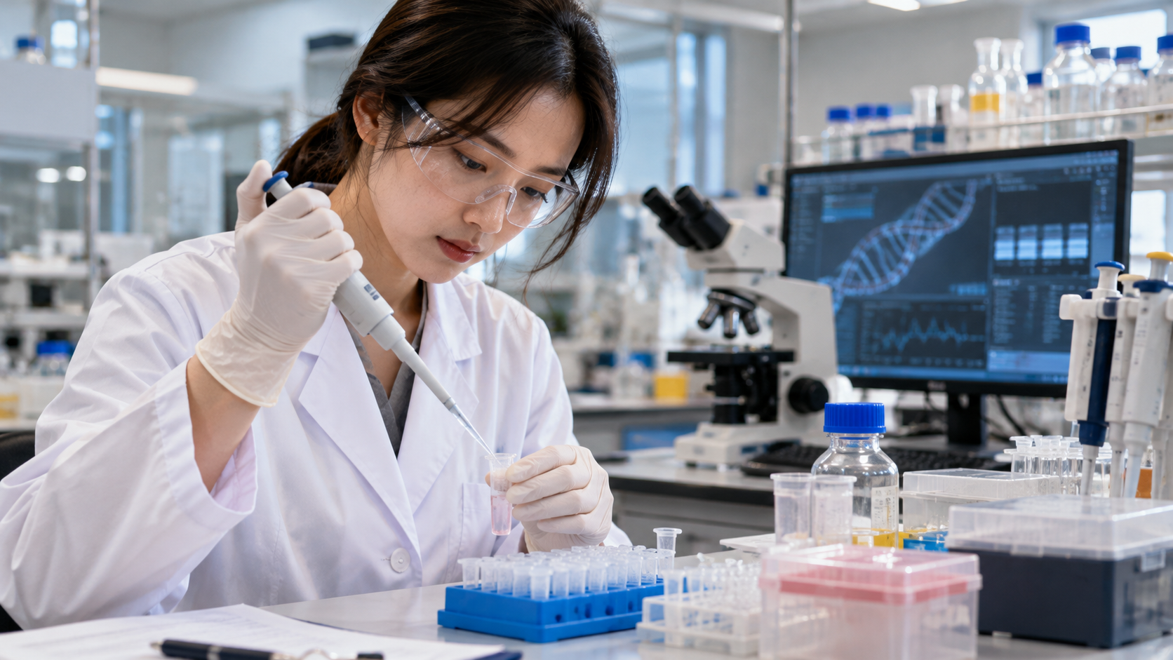 Onderzoek naar DNA-fragmenten*