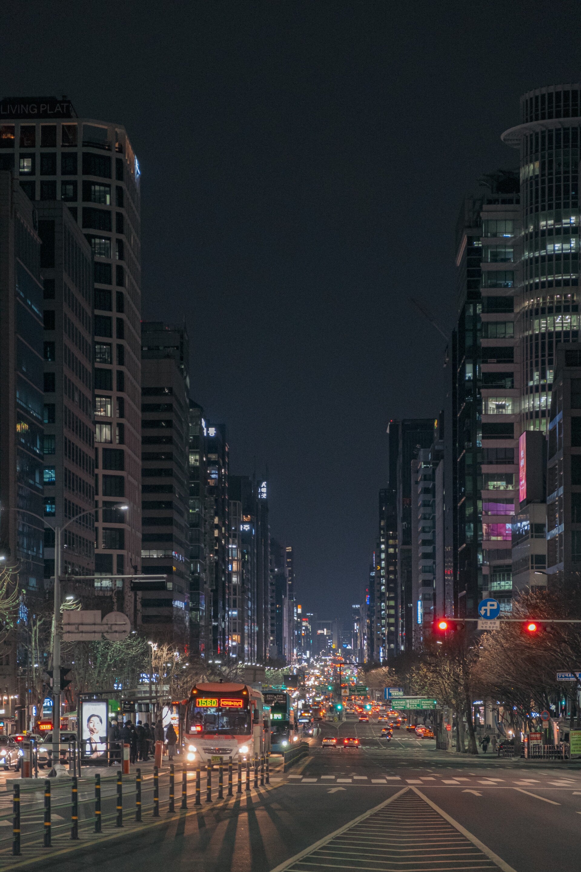 Dagelijkse verkeersdrukte in Seoul