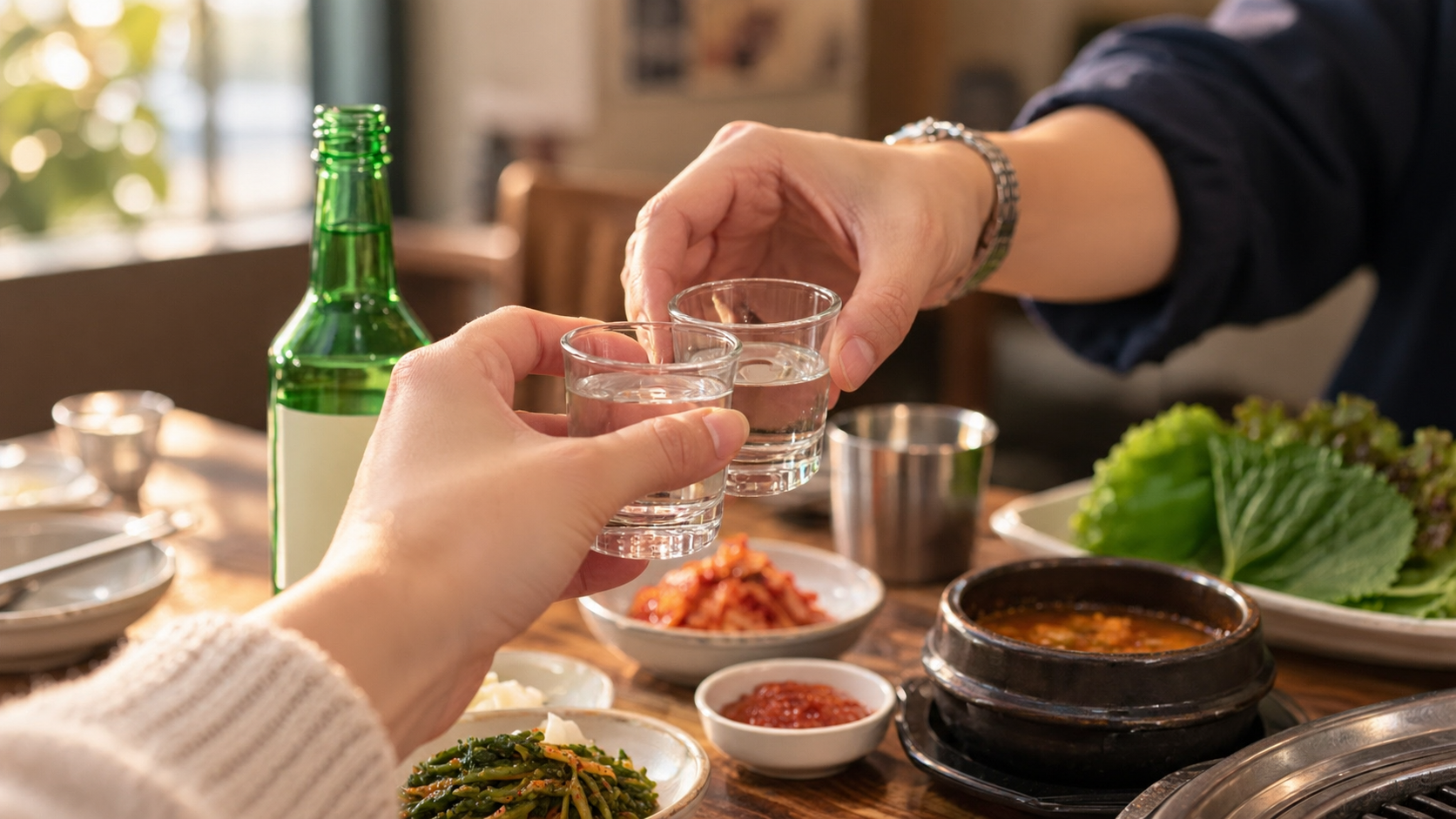 Soju toasten*