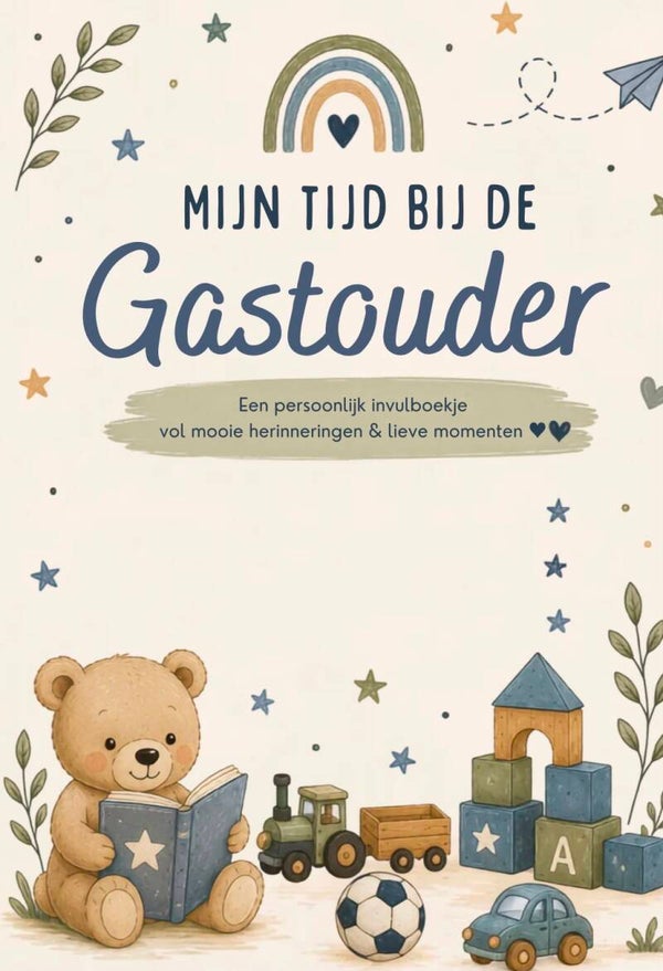 Gastouderopvang invulboekje Beer Stoer