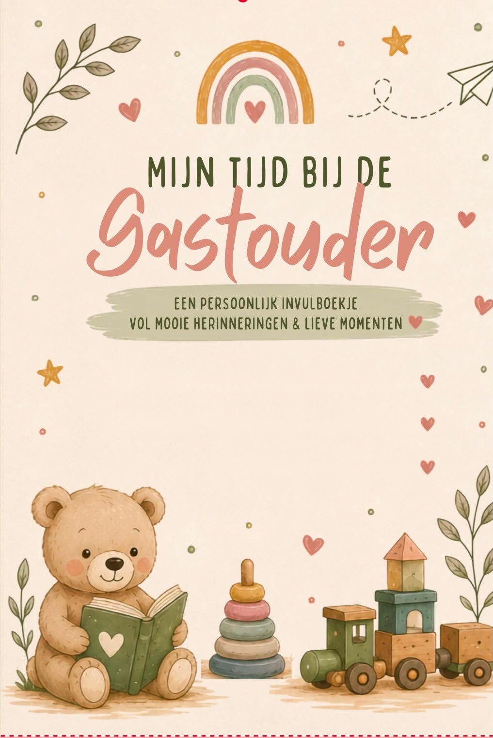 Gastouderopvang invulboekje Beer neutraal