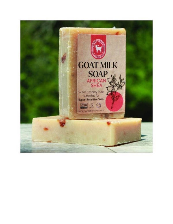 African Shea Butter Goat Milk Soap