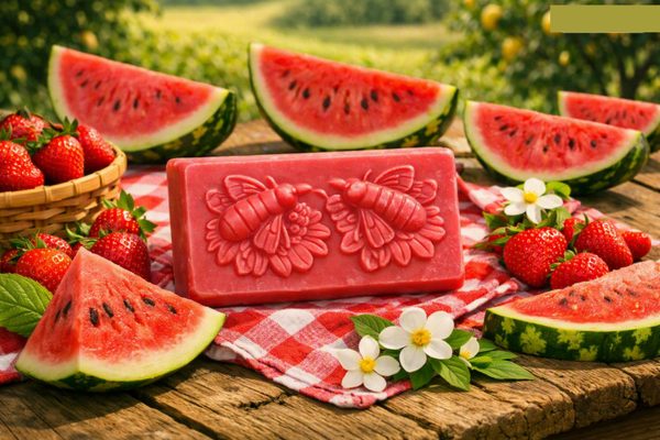 🍉 Fran’s Watermelon & Strawberry Soap