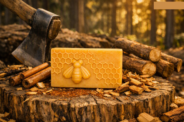 🪓🌲 Fran’s Teakwood Timber Soap for Men