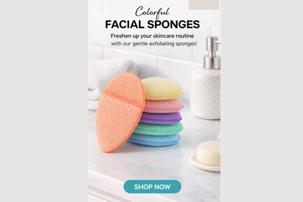 🌸 Gentle Glow Facial Sponges