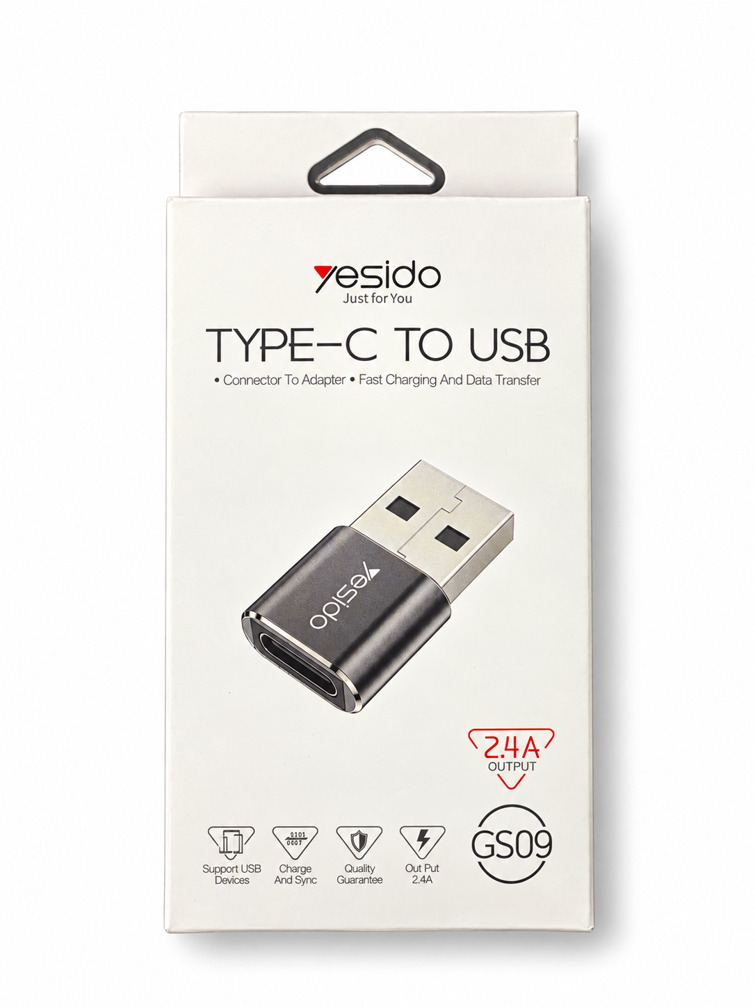 Yesido GS09 – Adaptateur USB-A vers USB-C