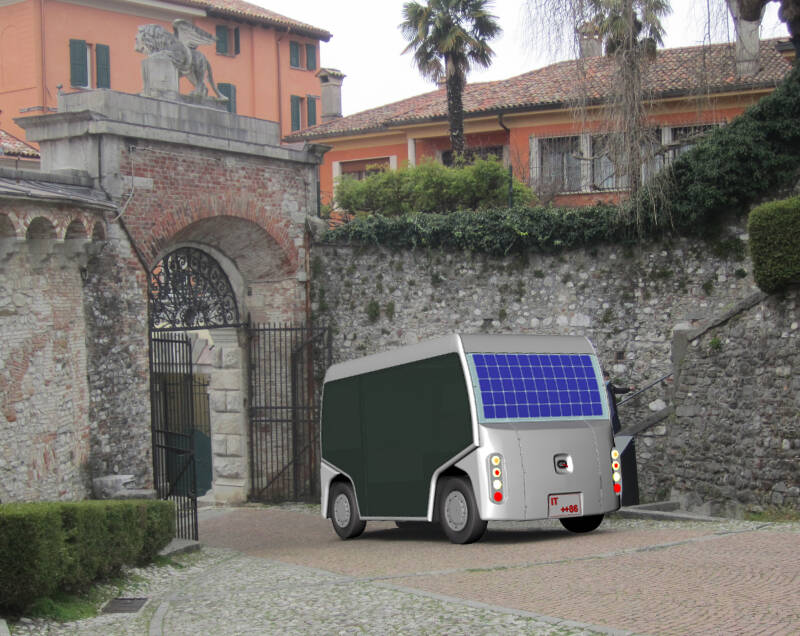 Minibus in Italy