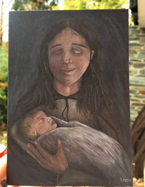 Mary's Moment Christmas Card