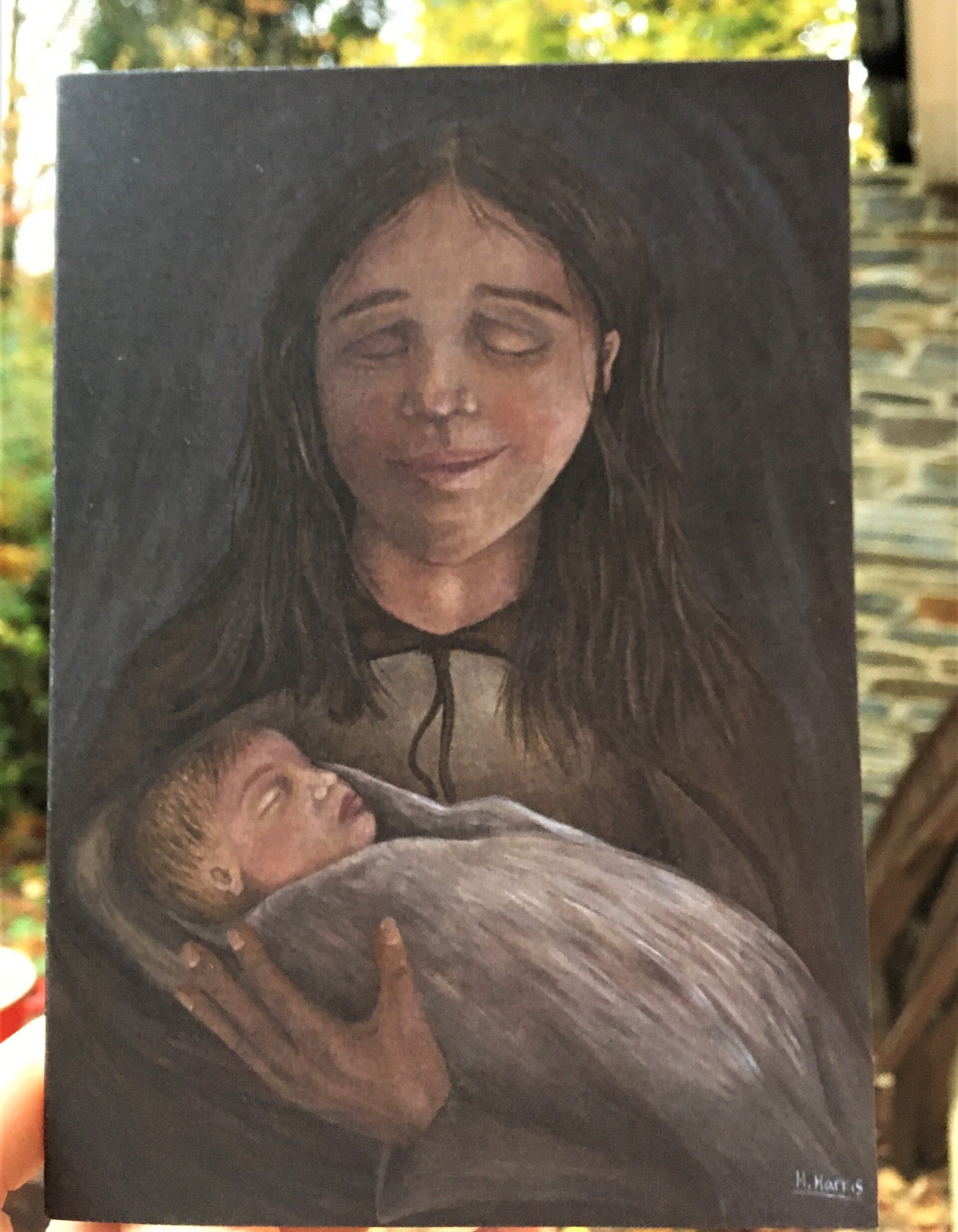 Mary's Moment Christmas Card