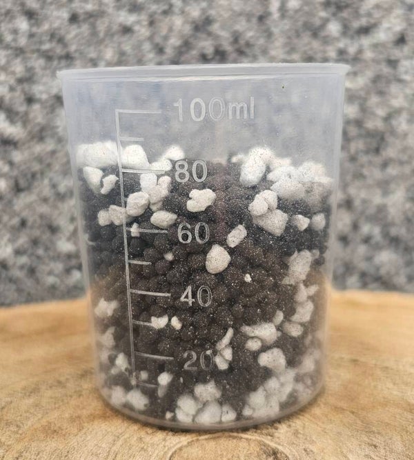 Kunststoffbecher transparent groß 100 ml.