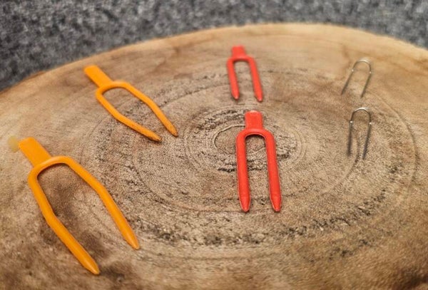 Stecklingshalter Kunststoff Orange Groß