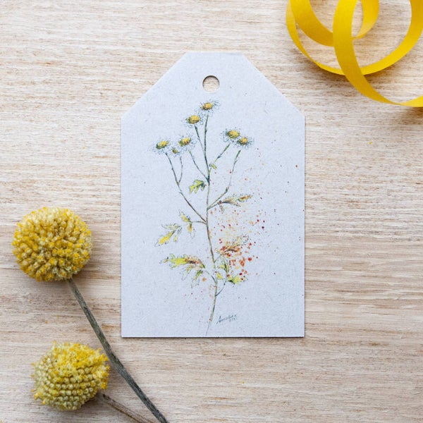 Cadeaulabel - moederkruid