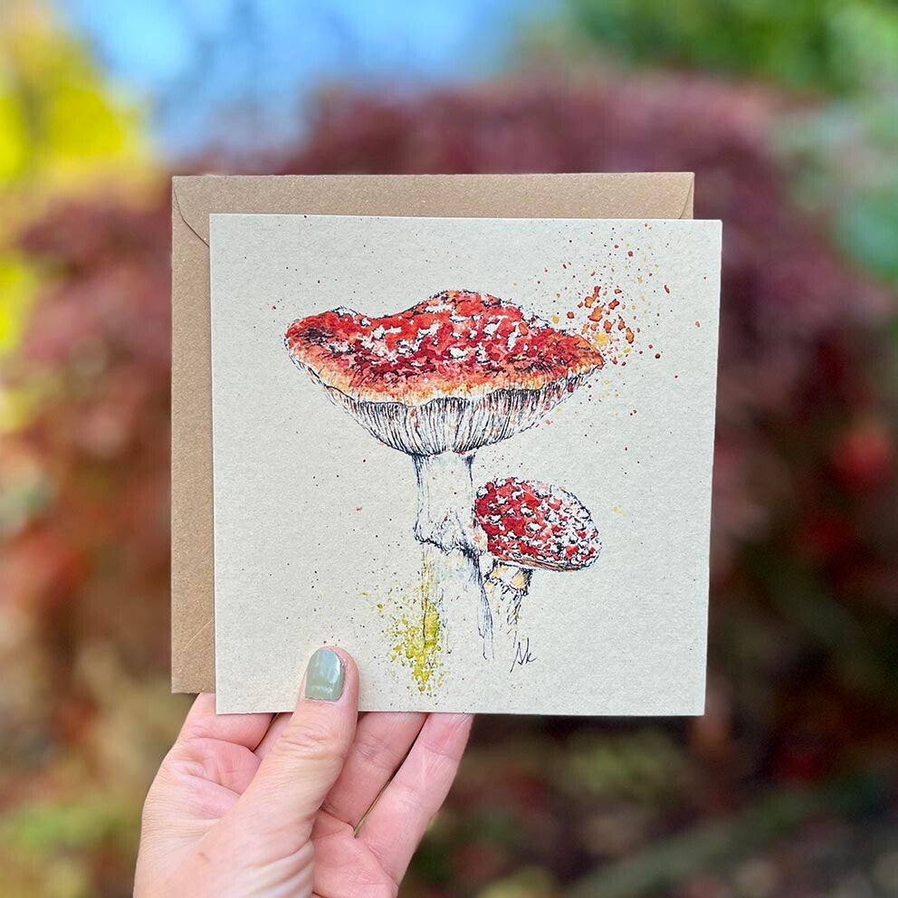 Vliegenzwam - dubbele kaart