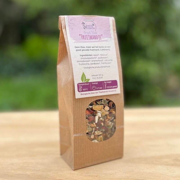 Biologische fruit 'thee' ‘Fruitmandje’ 100 gram