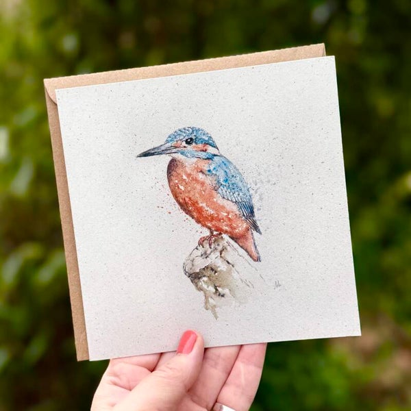 IJsvogel - dubbele kaart
