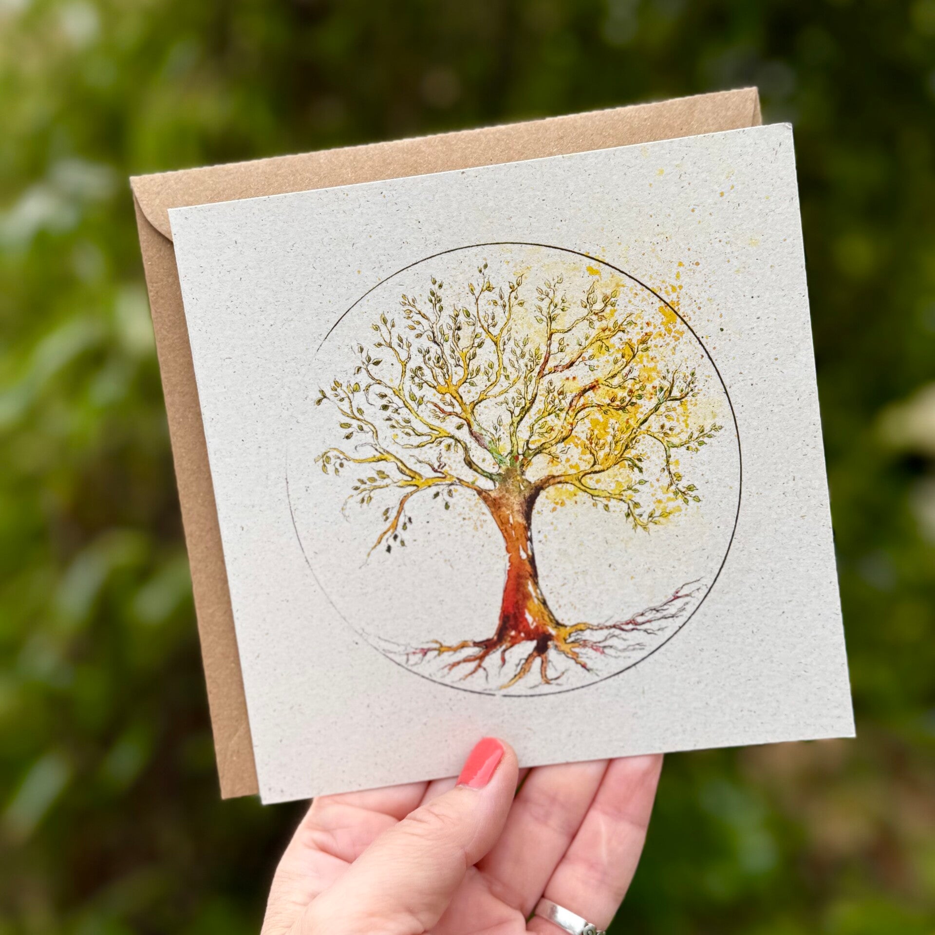 Levensboom - dubbele kaart