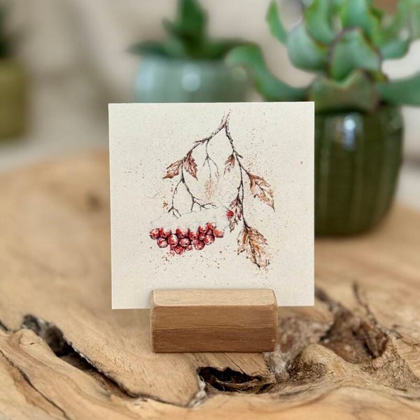 mini kaartje - Lijsterbes