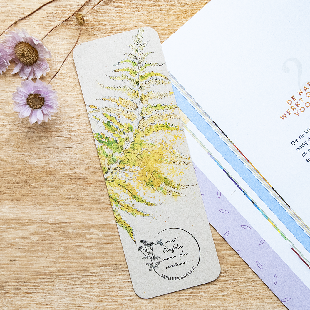 Varenblad - boekenlegger