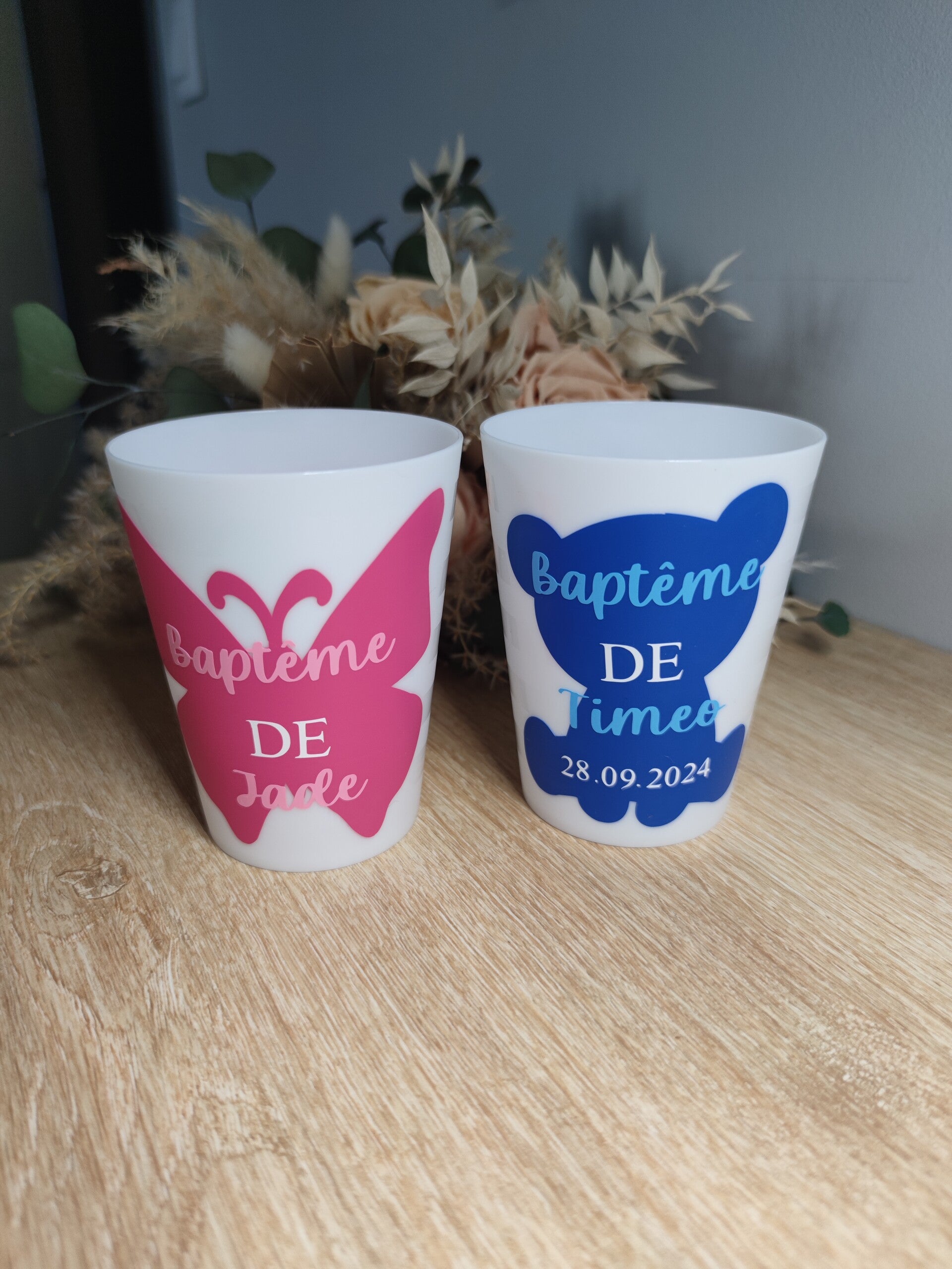 Gobelet avec image - Baptême