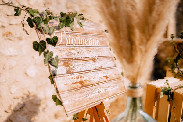 Sticker pour panneau de bienvenue