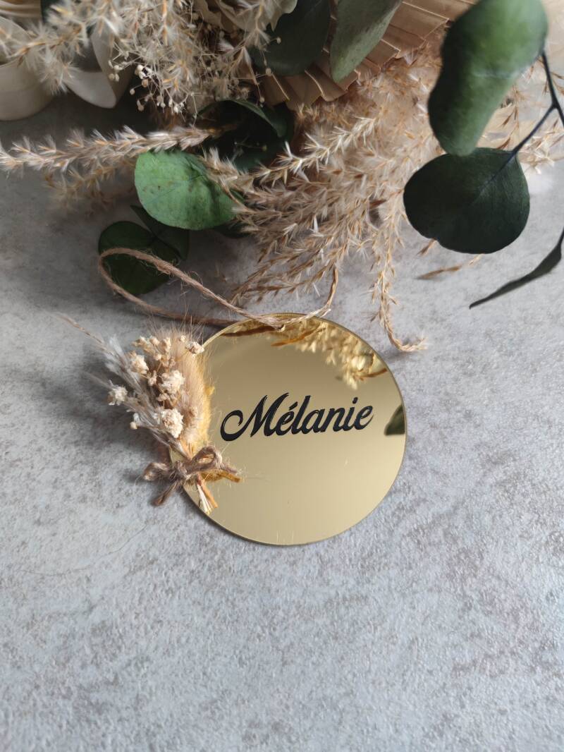 Boule de Noël miroir.