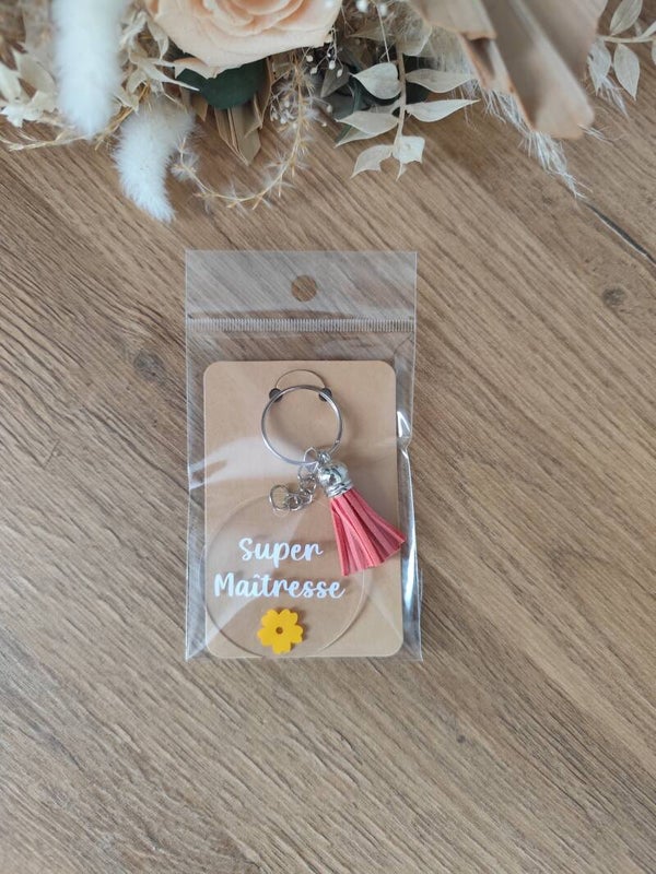 Porte-clés acrylique - Maîtesse