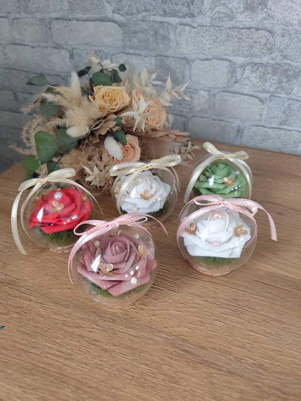 Globe fleuri