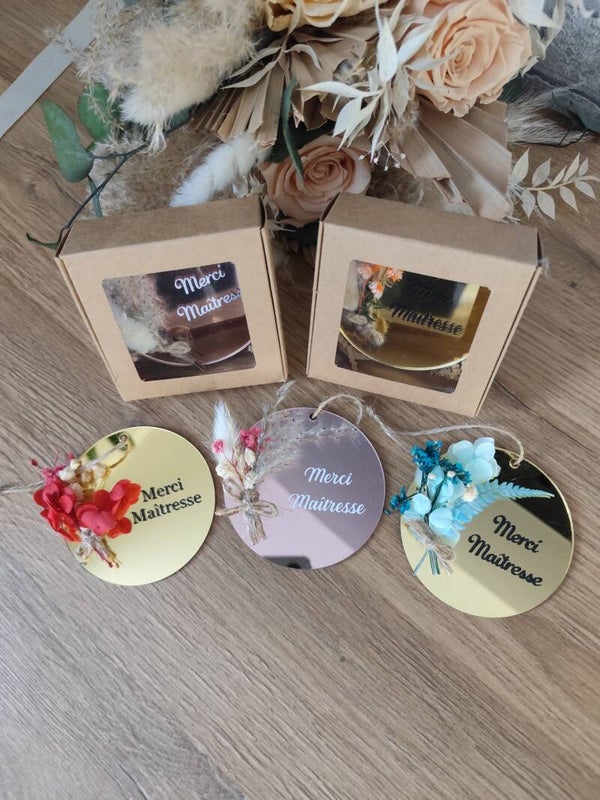 Boule plate miroir - Maîtresse