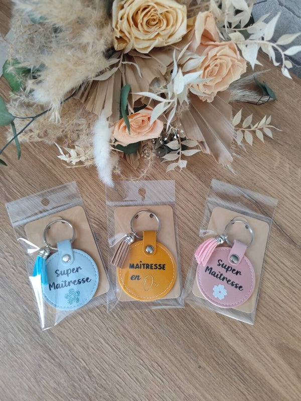 Porte-clés imitation cuir - Maîtesse