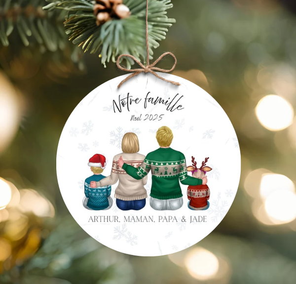 Boule de Noël MDF - clipart