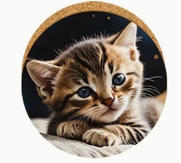 Dessous de verre liège / Votre photo - Sublimation