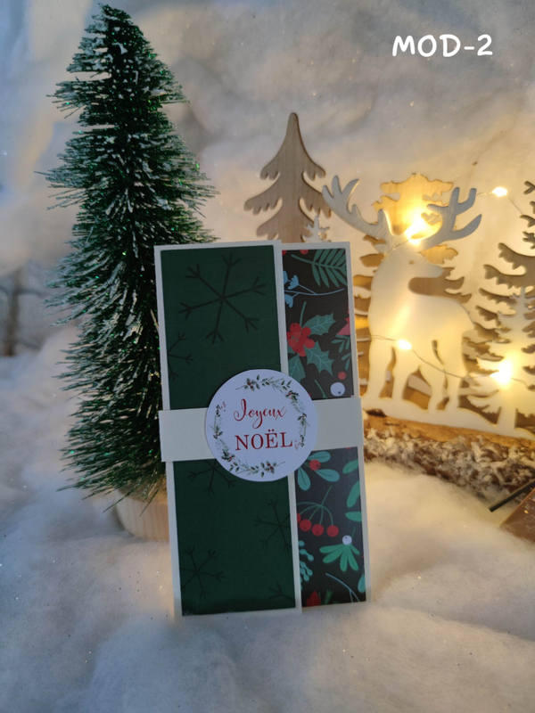 Pochette billet Noël