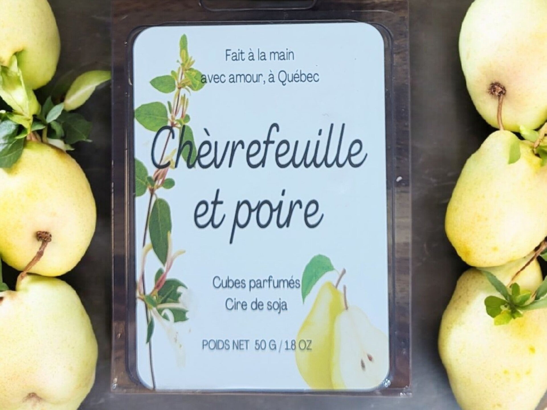 Chèvrefeuille et poire