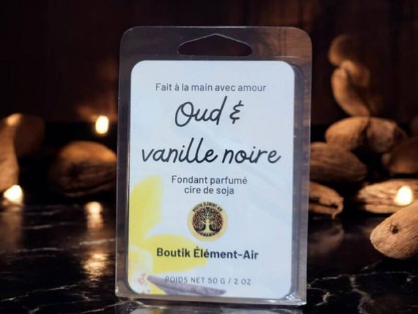 Bois d'oud et vanille noire